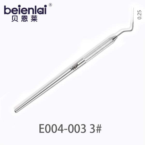 Benlai Root Canal Plugger E004-003 SXD 3#, 0.25 Tip Single End φ5.5 Solid Round Handle, Condenser Design